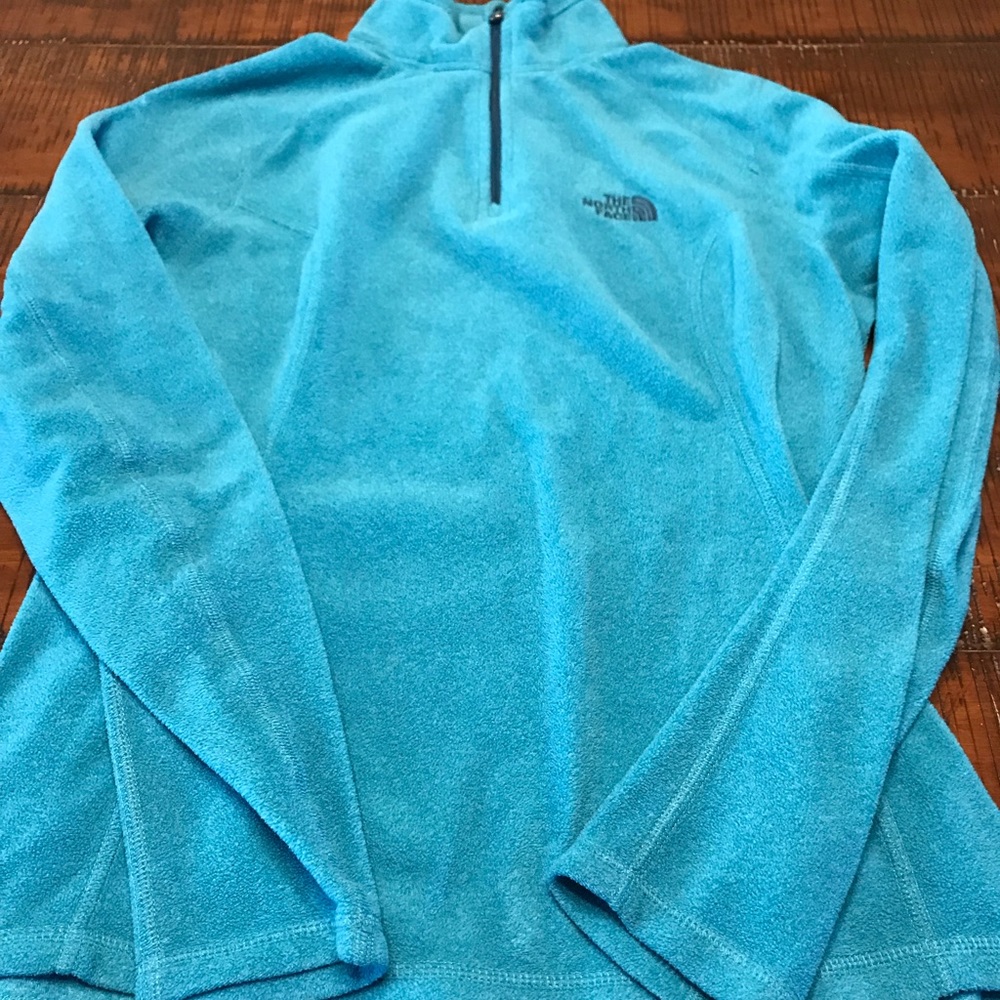 North Face 3/4 zip fleece sweater
